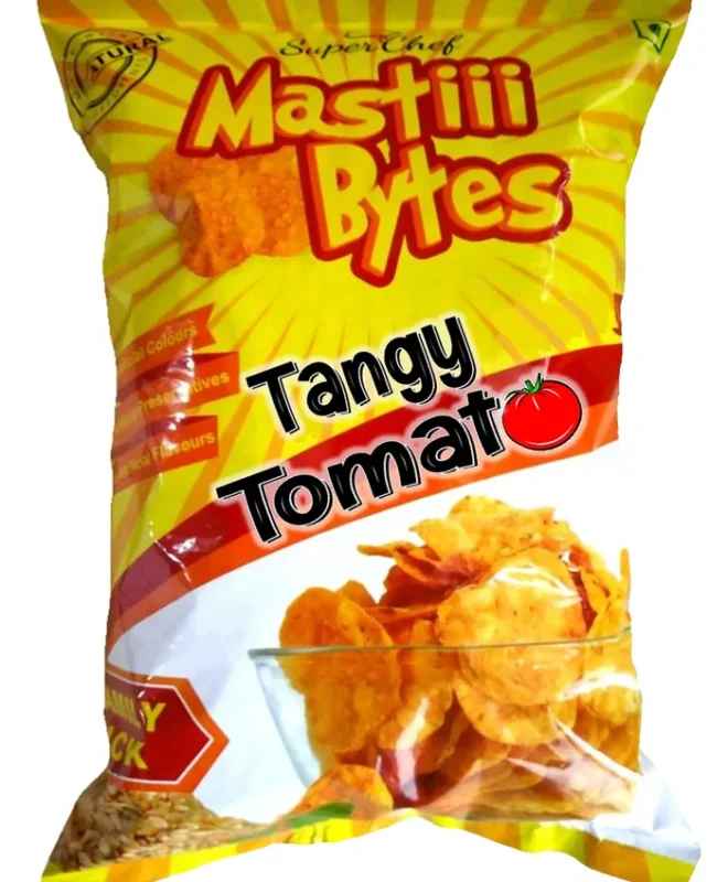 Tangy Tomato Wheat Chips - Mastiii Bytes